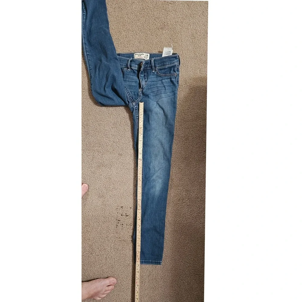 Abercrombie Kids Jean Legging Slim Fit Medium Wash Denim Size 11/12